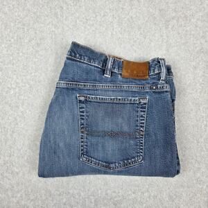 Lucky Brand Mens 44x30 Jeans 181 Relaxed Straight ~ well worn